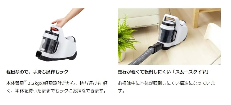 東芝　クリーナー　VC-CF22A ホワイト 東芝 VC-CF22A(W) サイクロンクリーナー TORNEO mini ホワイト